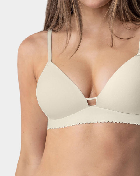 Brasier de escote profundo con realce suave sin arco perfect comfort bra#color_253-marfil
