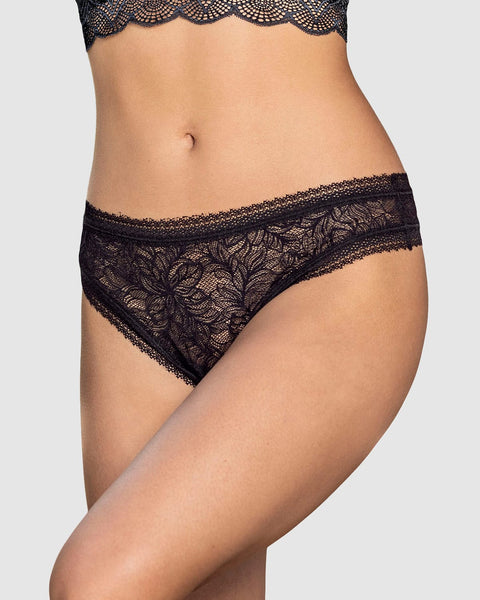 Bloomer hilo en encaje floral#color_700-negro