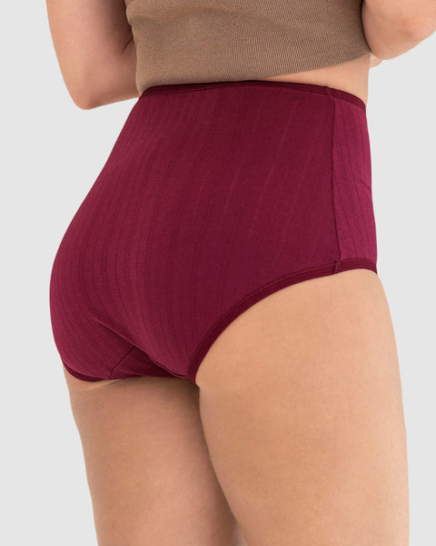 Paquete x 3 bloomers clásicos con excelente cubrimiento#color_s19-marfil-palo-de-rosa-vino