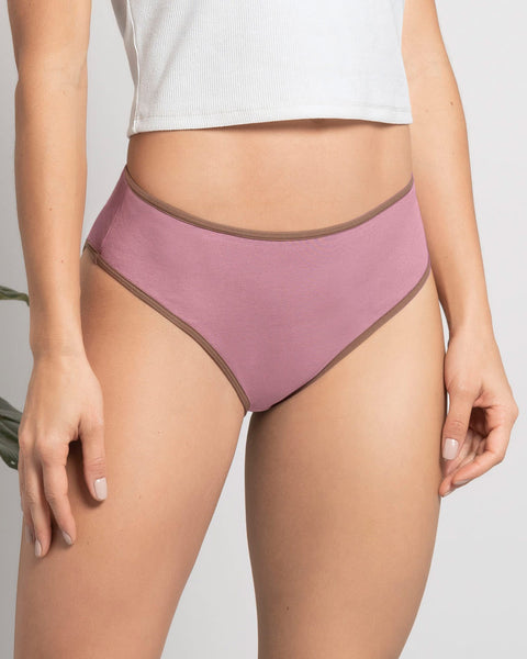 Paquete x 3 bloomers tipo bikini con buen cubrimiento#color_s23-rosa-cafe-marfil