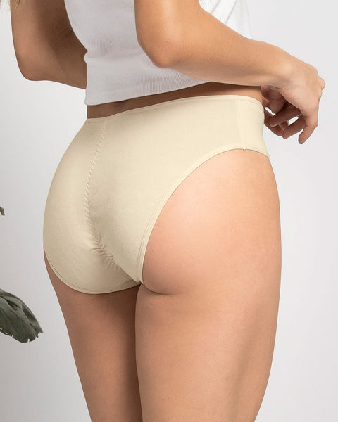 Paquete x 3 bloomers tipo bikini con buen cubrimiento#color_s23-rosa-cafe-marfil