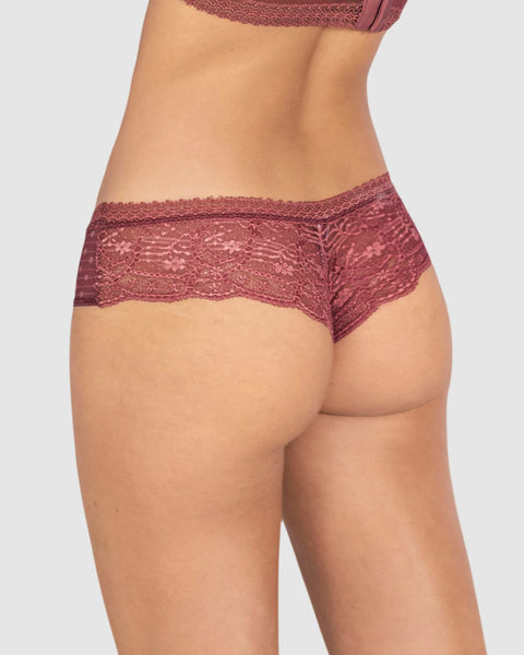 Paquete x 2 bloomers cacheteros en encaje y tul#color_s36-vino-gris-azulado