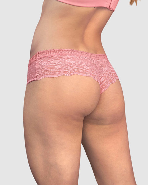 Paquete x 2 bloomers cacheteros en encaje y tul#color_s37-marfil-rosado