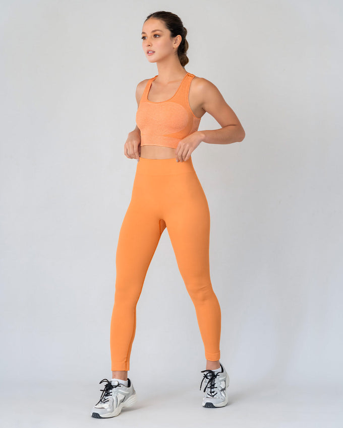 Legging básico sin costuras tecnología skinfuse#color_203-naranja