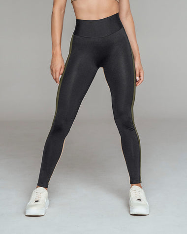 Legging con laterales en contraste leonisa active by silvy araujo#color_700-negro