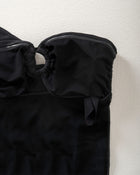Traje de baño tela acanalada de control fuerte luce hasta 2 cm menos