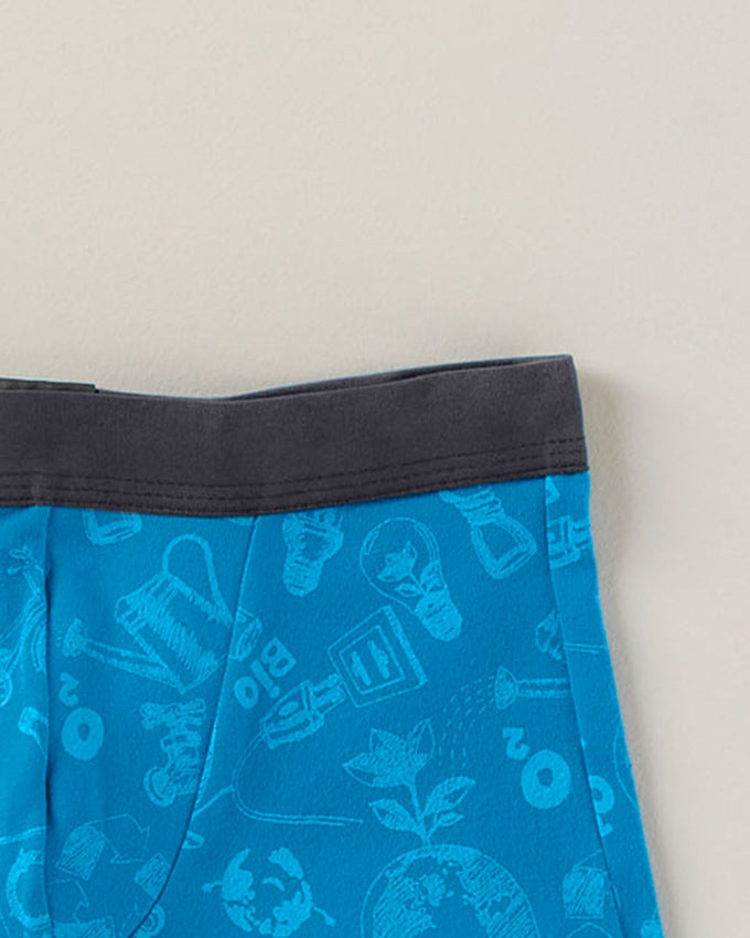 Paquete x 2 bóxers leo en algodón para niños#color_s48-aguamarina-azul-estampado