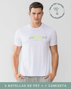 Camiseta deportiva de secado rápido elaborada con pet reciclado