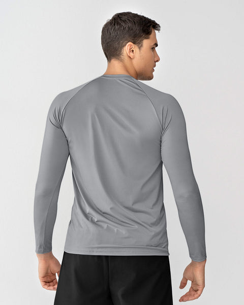 Camiseta deportiva de manga larga con acabado antibacterial para hombre#color_750-gris