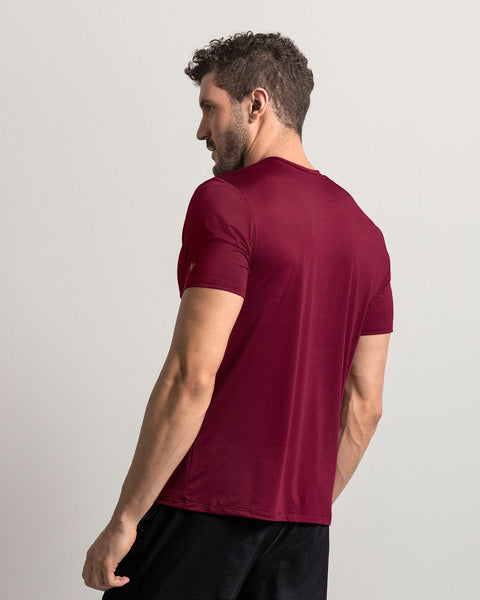 Camiseta deportiva de tacto suave con acabado antibacterial#color_349-vino