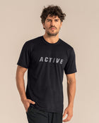 Camiseta deportiva de tacto suave con acabado antibacterial