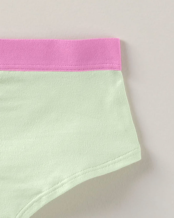 Paquete x 3 bloomers tipo hipster en algodón suave para niña#color_s39-blanco-estampado