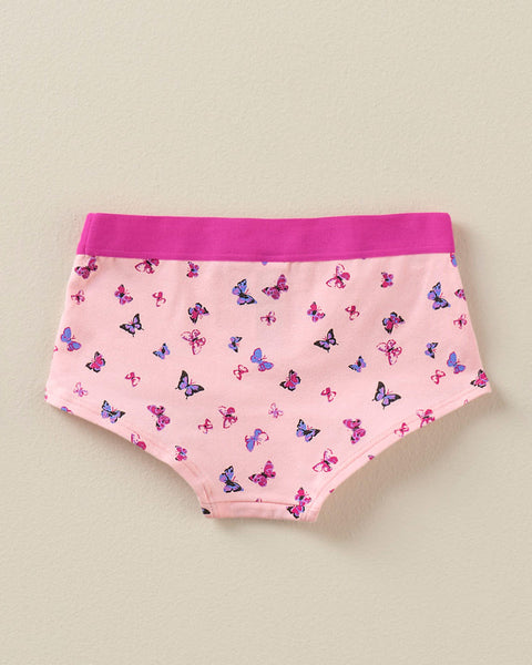 Paquete x 3 bloomers tipo hipster en algodón suave para niña#color_s40-mariposas-rosa-azul