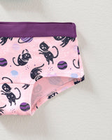Paquete x 3 bloomers tipo hipster en algodón suave para niña#color_s43-rosado-gatos-azul