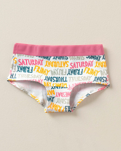 Paquete x 5 bloomers tipo hipster en algodón suave para niña#color_s21-rosado-rayas-funday