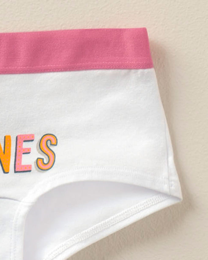 Paquete x 5 bloomers tipo hipster en algodón suave para niña#color_s21-rosado-rayas-funday