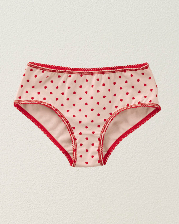 Paquete x 3 bloomers clásicos en algodón suave para niña#color_s25-corazones-rosado-rayas