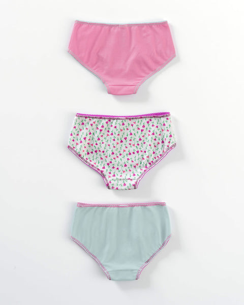 Paquete x 3 bloomers clásicos en algodón suave para niña#color_s26-flores-rosado-azul-claro