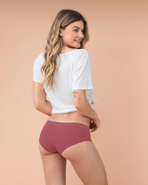 3 bloomers estilo hipster en algodón#color_s44-terracota-estampado-dorado