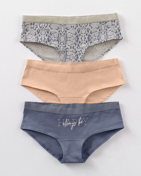 3 bloomers estilo hipster en algodón#color_s45-habano-estampado-gris