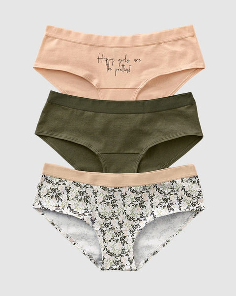 3 bloomers estilo hipster en algodón#color_s47-blanco-estampado-salmon-verde