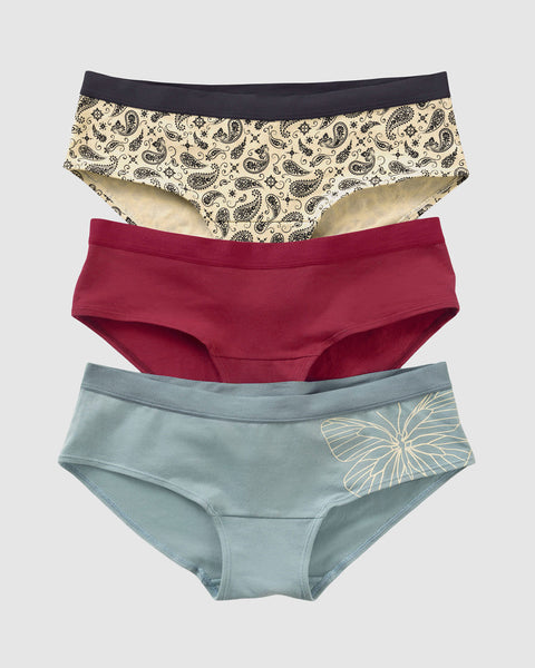 3 bloomers estilo hipster en algodón#color_s49-rojo-arabescos-azul