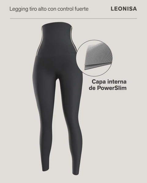 Legging de tiro alto con control fuerte de abdomen#all_variants