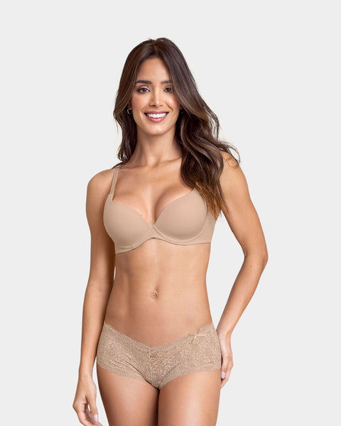 Brasier de realce medio con cargaderas multiusos#color_802-cafe-claro