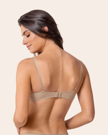 Brasier strapless con arco de realce suave#color_802-cafe-claro