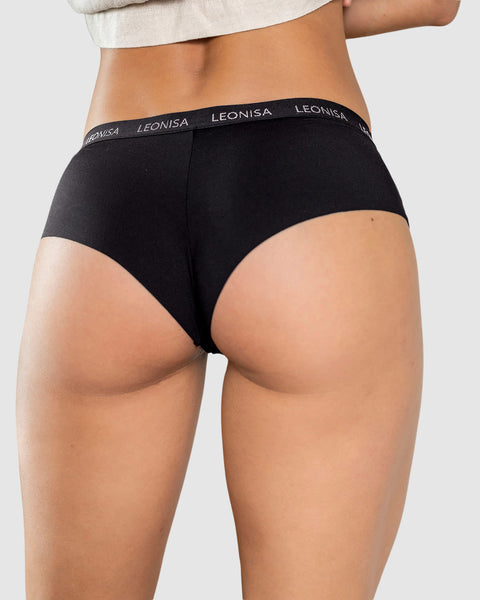 Bloomers cacheteros paquete x 3 ultracómodos#color_s01-blanco-negro-cafe-claro