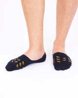 Calcetín invisible de algodón con diseño que protege el pie#color_517-azul-estampado