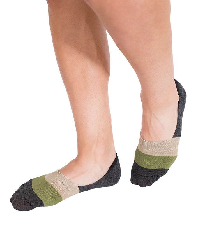 Px2 calcetín invisible masculino surtido de colores#color_s02-surtido-gris-verde