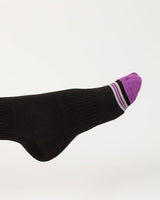 Calcetines al tobillo con tejido mesh para mejor transpiración y soporte en tobillo#color_701-negro