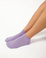 Calcetines tipo calceta de algodón con media toalla en planta del pie#color_422-lila