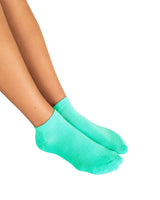 Calcetines tipo calceta de algodón con media toalla en planta del pie#color_556-turquesa