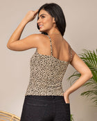 Blusa de tiritas estampada