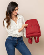 Bolso en vinil + monedero