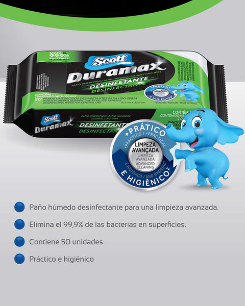 Paño húmedo duramax antibacterial#color_sin-color