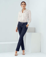 Blusa manga larga con perilla funcional y botón en puños#color_000-blanco