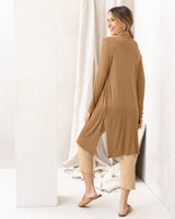Saquillo manga larga con aberturas laterales#color_381-camel