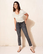 Blusa manga corta con boleros