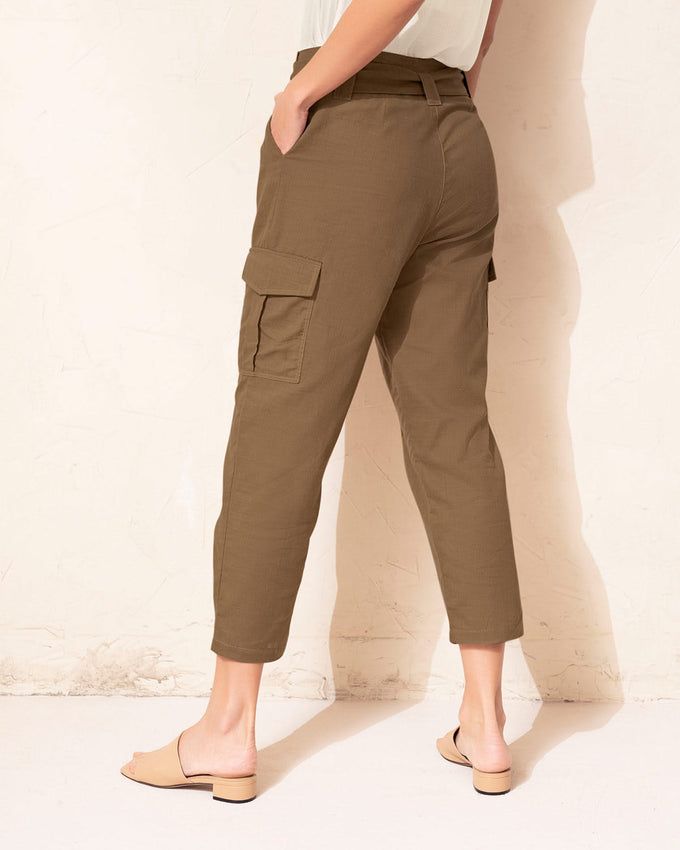 Pantalón largo con bolsillos#color_835-cafe
