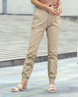 Pantalón exterior jogger mujer#color_018-marfil