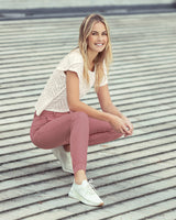 Pantalón exterior jogger mujer#color_180-palo-de-rosa