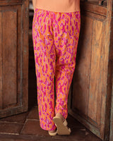 Pantalón largo estampado de pijama#color_231-rosado-estampado