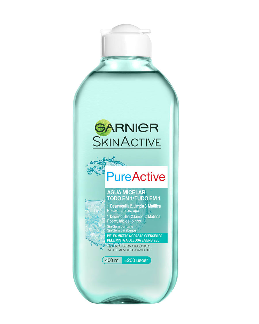 GARNIER Skin active agua micelar todo en 1 todo