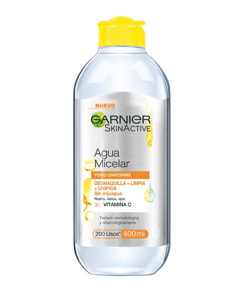 Garnier- skin active agua micelar express aclara tono uniforme#color_sin-color