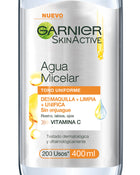 Garnier- skin active agua micelar express aclara tono uniforme