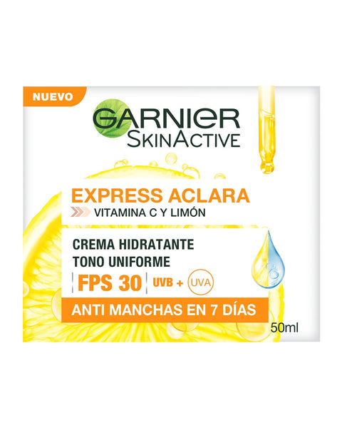 Garnier- skin active express aclara crema hidratante tono uniforme#color_sin-color