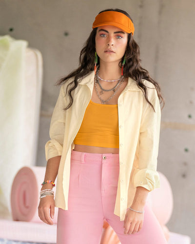 Blusa manga larga oversize#color_019-marfil